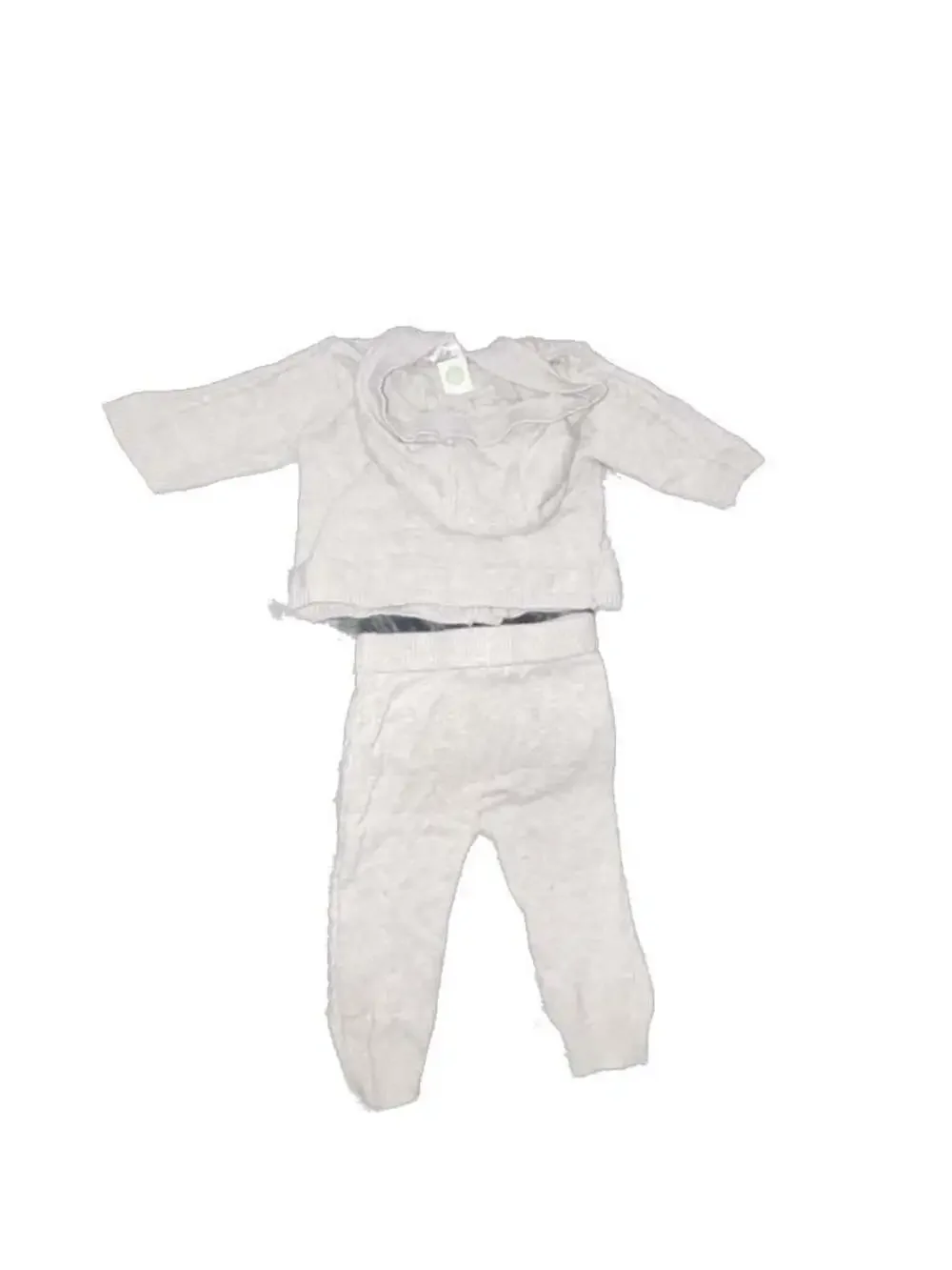 Little Me Baby Boy Two-Piece Cable Knit Hoodie and Pants Set